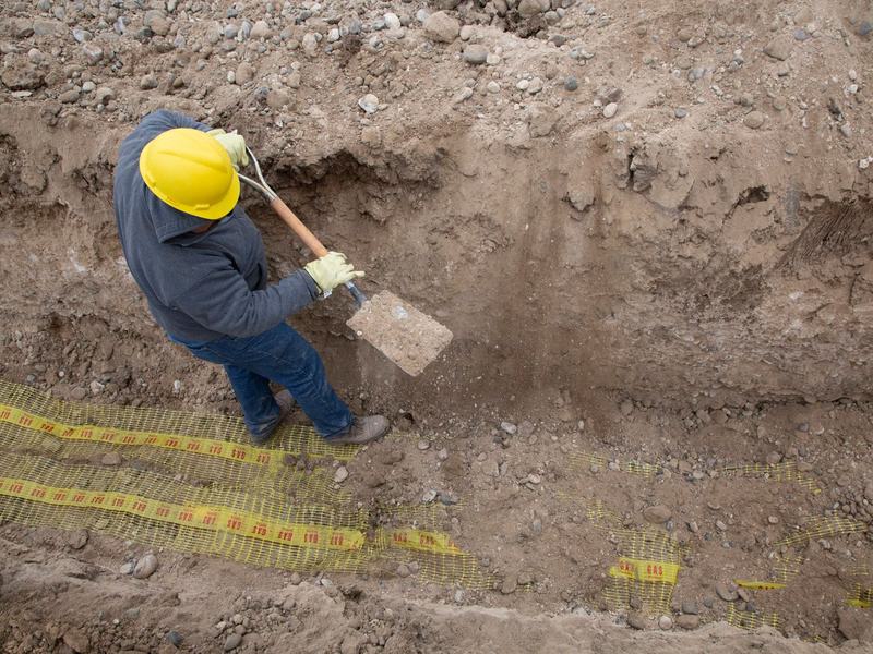 Drainage and French drains crew working near Iowa City