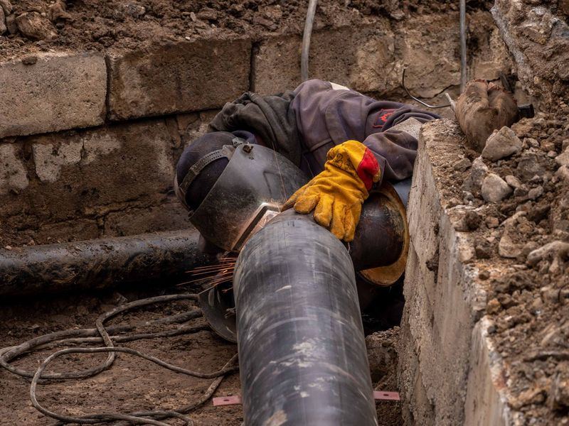 Drainage and French drains job near University Heights, IA